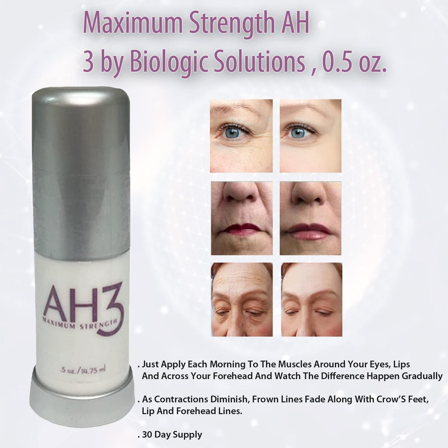 Maximum Strength AH-3 by Biologic Solutions (.5 oz) Beauty & Personal Care Biologic Solutions