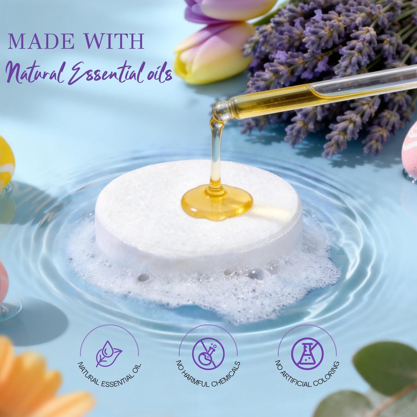 8 Pcs Shower Steamers Aromatherapy: Birthday Gifts for Women Mom Teen Girl Friends Sister, Christmas Stocking Stuffers, Self Care with Natural Beauty and Personal Care Futricy
