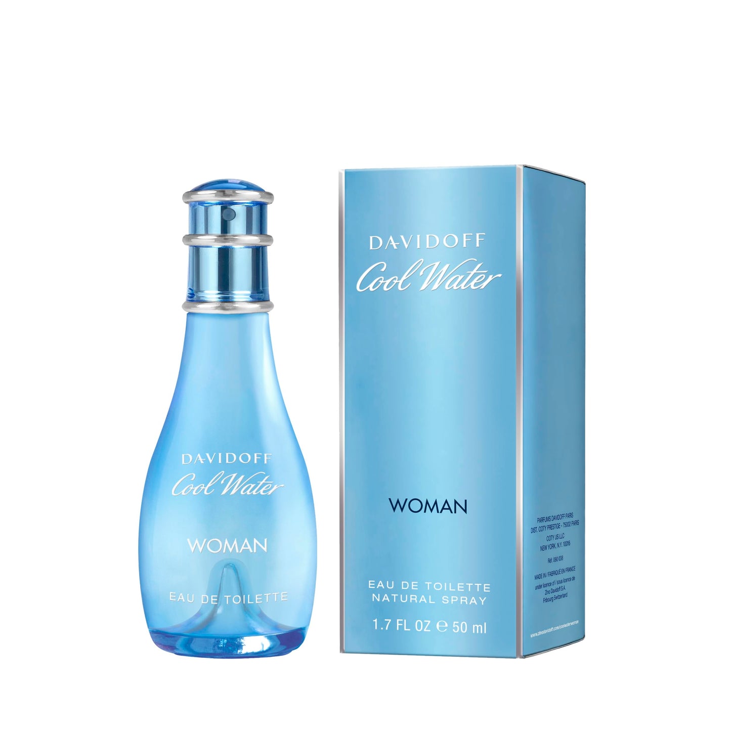 Zino Davidoff Cool Water Edt for Women 1.7 Oz/ 50 Ml, 1.7 Fl Oz Beauty & Personal Care Davidoff