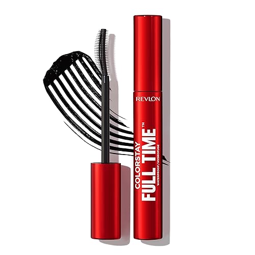 Revlon ColorStay Full Time Waterproof Mascara, Volumizing Eye Makeup, 24 Hour Wear, Smudge-Proof, Flake-Proof, 411 Blackest Black, Waterproof Beauty & Personal Care REVLON