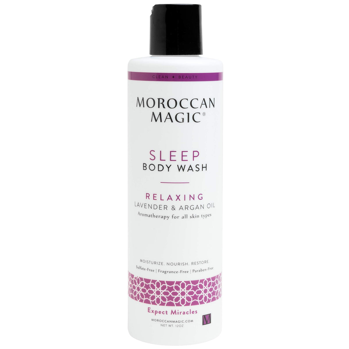 Moroccan Magic Sleep Body Wash | Clean Beauty | Sweet Lavender | Vegan | Cruelty-Free Beauty & Personal Care Moroccan Magic