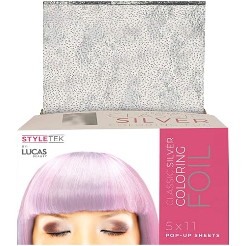 STYLETEK Styling Salon Textured Foil 5" x 10" 500 Prefolded Sheets HC-06115-500 Beauty & Personal Care STYLETEK