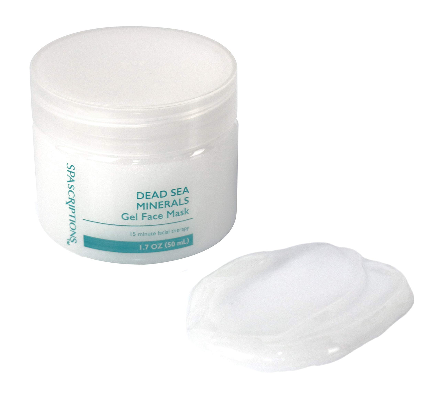 SpaScriptions Dead Sea, Charcoal, & Clay Gel Face Mask with Silicone Applicator - 3 Pack, 1.7 oz each Jar, 5.1 oz total Beauty & Personal Care SpaScriptions