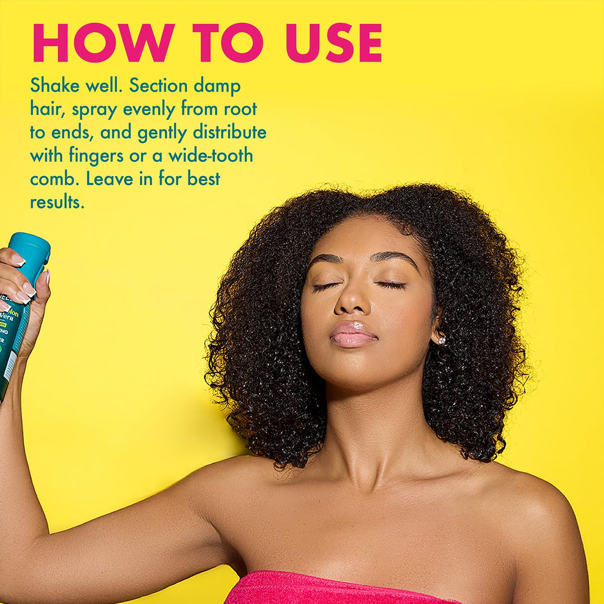 Mielle Organics Kalahari Melon & Aloe Vera Multi-Tasking Leave In Conditioner Spray - 3-in-1 Hair Detangler Spray, Curl Refresher & Moisturizer for
