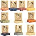 Varina Natural Men's 2 Variety Bar Soap - Gentle Cleansing for Sensitive Skin, Earthy Scents - 10 Pack Beauty & Personal Care Varina