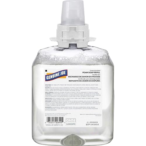 Genuine Joe Antibacterial Foam Soap Refill, 1250mL, Compatible 1250mL Soap Dispensers, Orange Blossom Scent Beauty & Personal Care Genuine Joe