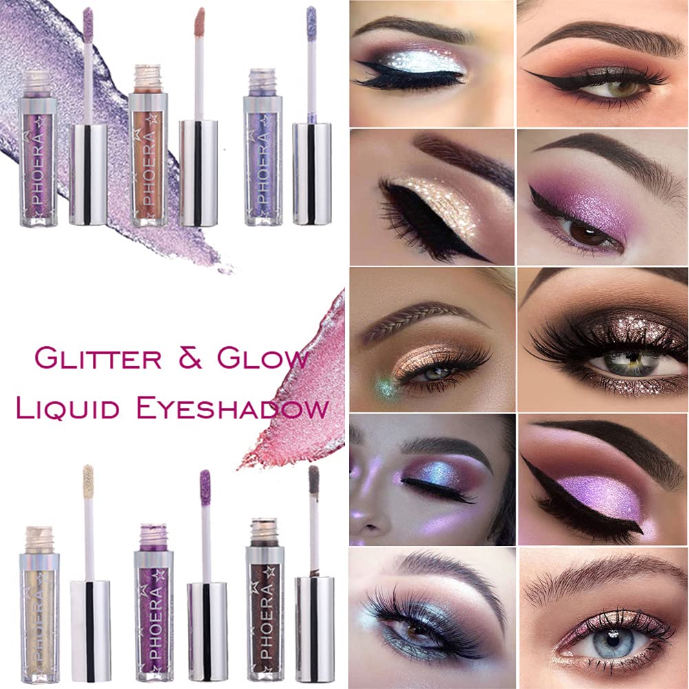 KDOWES Liquid Eyeshadow, Waterproof Glitter Shimmer Sparkle Eye Stick Easy To Wear Long Lasting Eyeliner Eye Pencil Makeup Cosmetics(A110) Beauty & Personal Care KDOWES