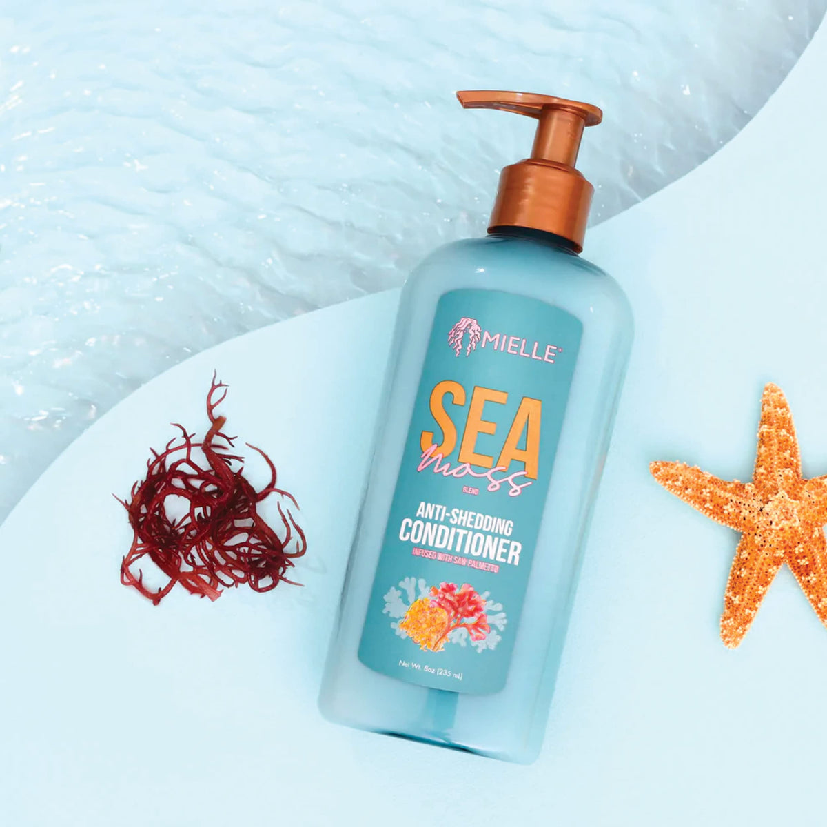 Mielle Organics Sea Moss Anti-Shedding Hair Conditioner - Hydrating Conditioner for Dry Hair - Fortifies Strands for Reduced Shedding - Improves Look