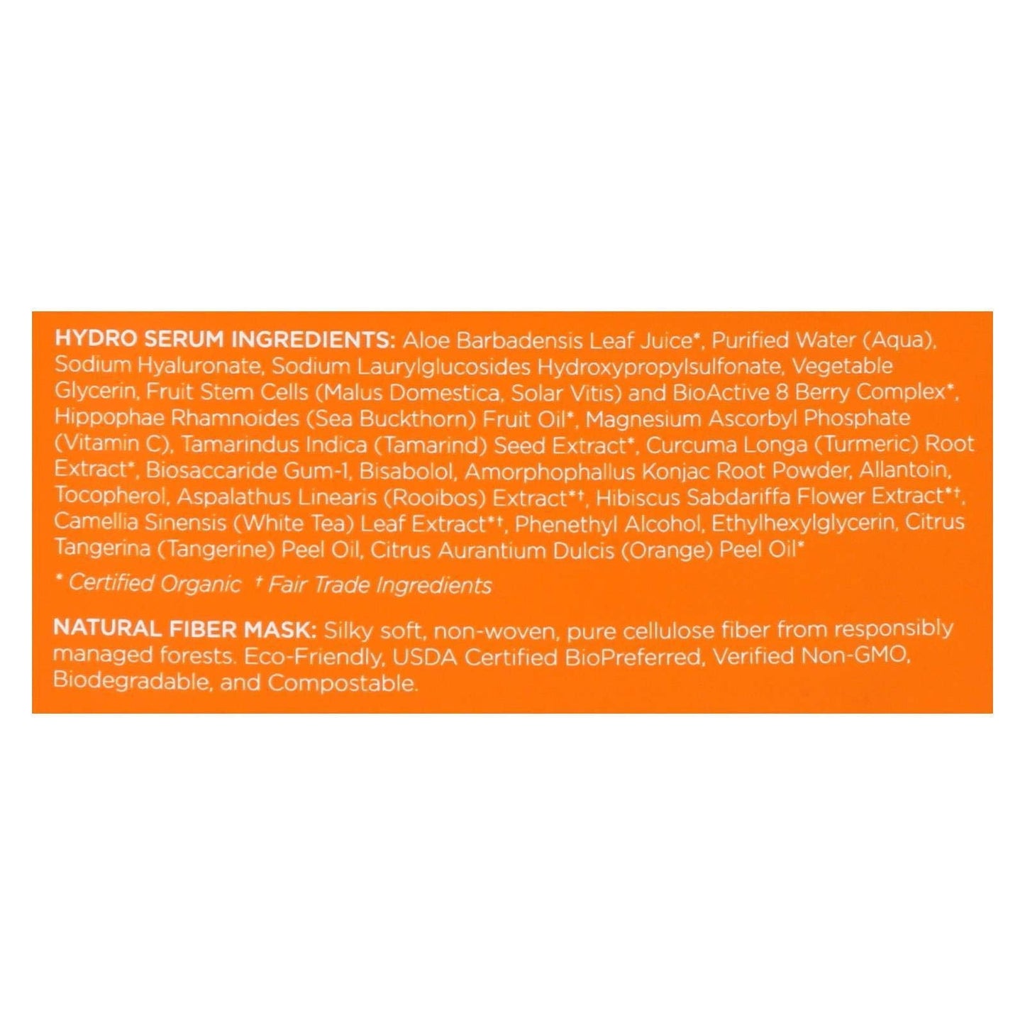 Instant Brighten & Tighten, Hydro Serum Facial Mask - Andalou Naturals (6 PACKS) Beauty & Personal Care Andalou Naturals