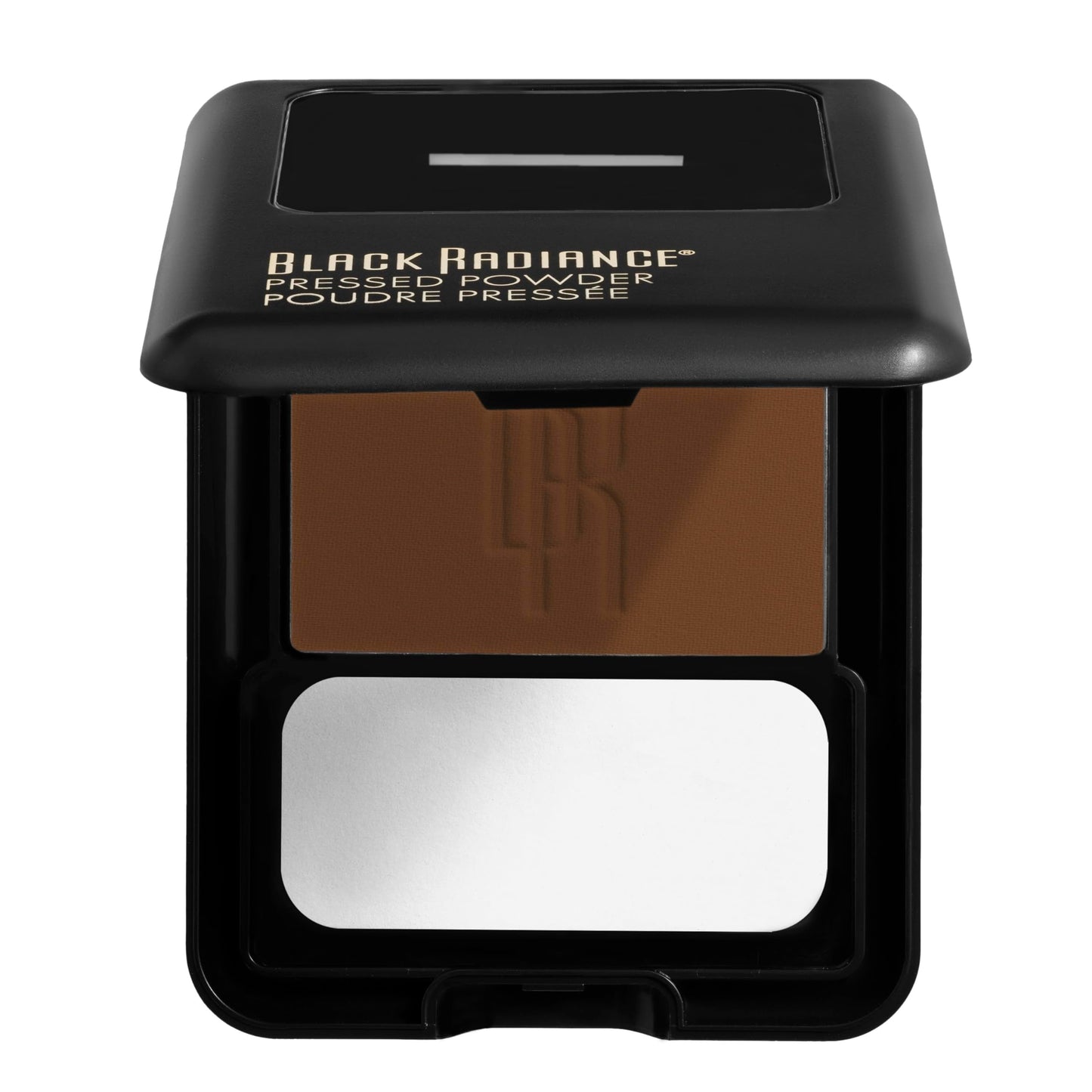 Black Radiance Pressed Powder, Pigment-Rich Matte Finish for Dark Skin Tones, Oil-Absorbing Compact with Mirror & Sponge - Café Beauty & Personal Care Black Radiance