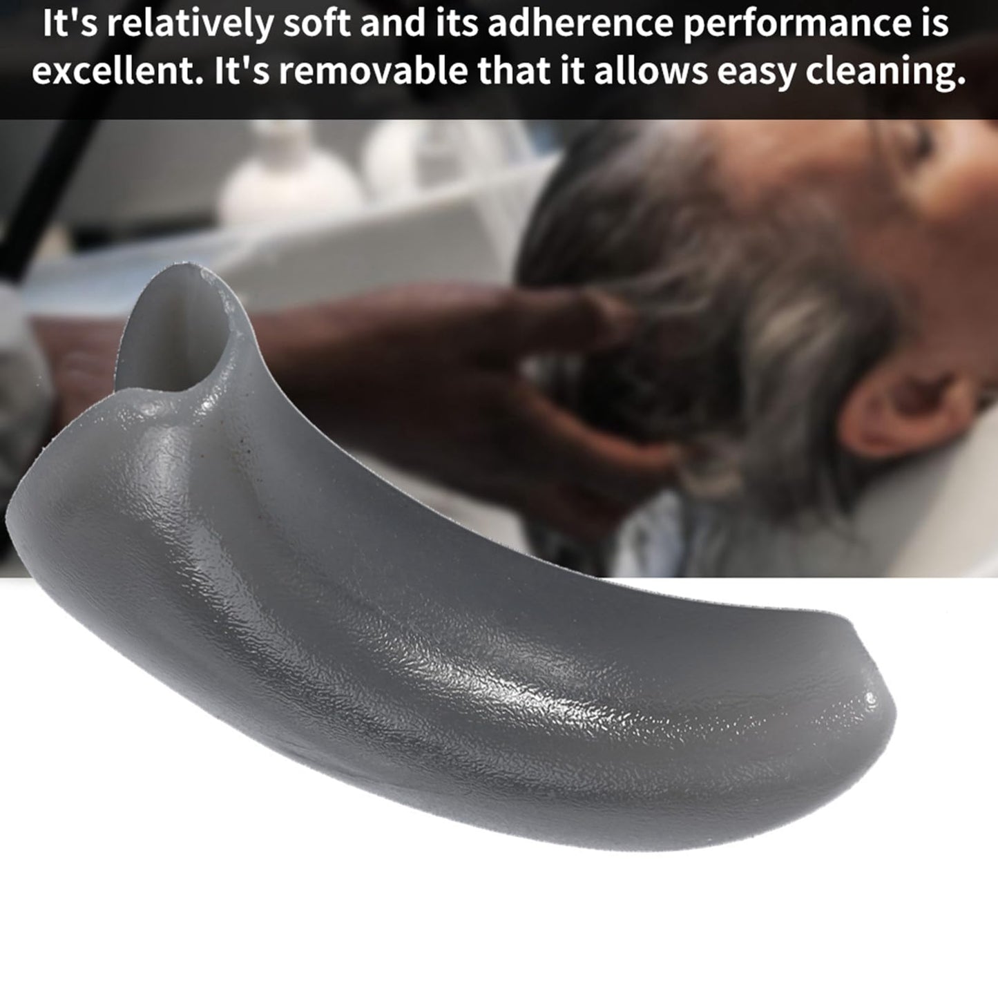 Salon Neck Rest Cushion, Silicone Vertical Shampoo Bowl Pillow headwash neck protector, Durable Soft Hair Washing Sink Basin Tool hairdresser Beauty and Personal Care Rotekt