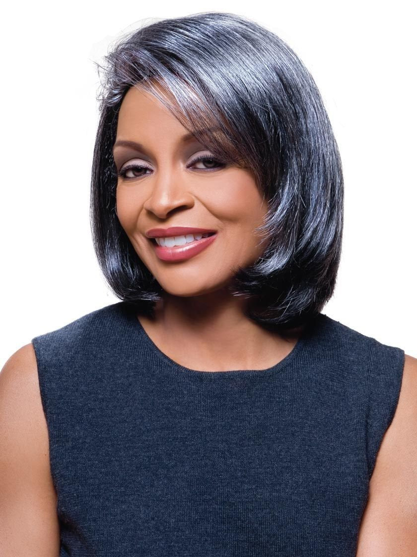 Foxy Silver Synthetic Wig - Jamie-44