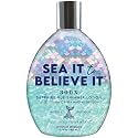 Tan Inc Sea It To Believe It Tanning Lotion, 300X Sapphire Hue Anti-Orange Shimmer with Vitamin C, Sea Minerals & Carrot Oil, 13.5 Fl Oz Beauty & Personal Care Brown Sugar