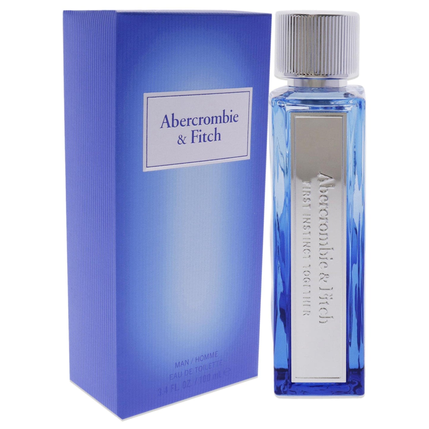 Abercrombie & Fitch First Instinct Together Men EDT Spray 3.4 oz, (ABEPFM018) Beauty & Personal Care Abercrombie & Fitch