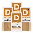 Duke Cannon Sawtooth Big Brick of Soap 4-Pack, 10 oz Each - Alpine Air & Cedarwood Scent, Large Triple-Milled Bar Soap for Men, Long-Lasting Beauty & Personal Care Duke Cannon Supply Co.