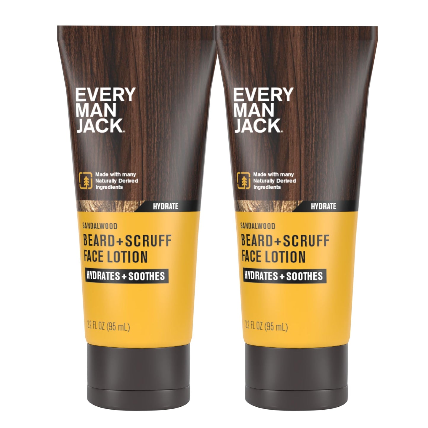 Every Man Jack Beard + Face Recovery Lotion-Moisturizes Relieves Dry Skin and Beard Itch - Light Sandalwood Scent-Made w/Naturally Derived Ingredients Beauty and Personal Care Every Man Jack
