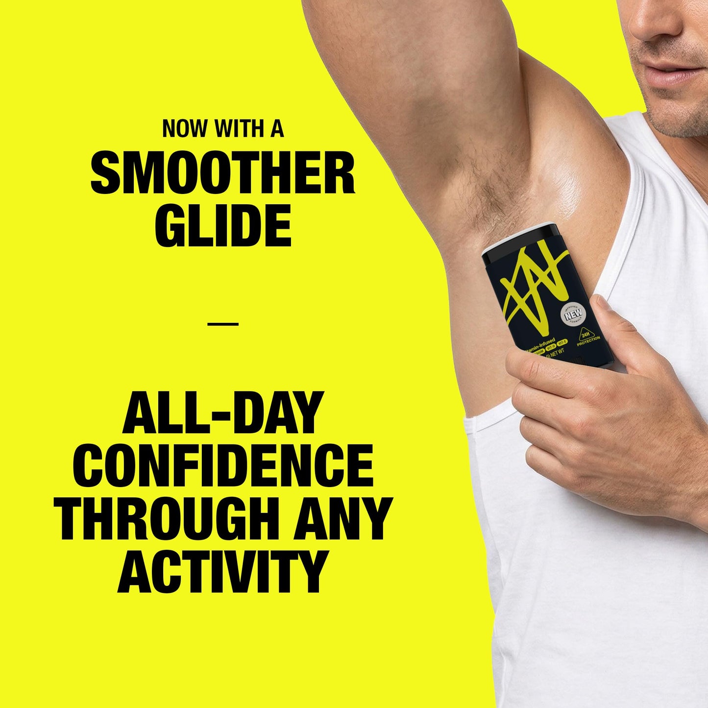 W By Jake Paul Men's Antiperspirant, 24 Hour Sweat Protection & Odor Blocking, Vitamin-Infused New Formula, Deodorant for Men, Deep Woods Scent, 2.6 Beauty and Personal Care W