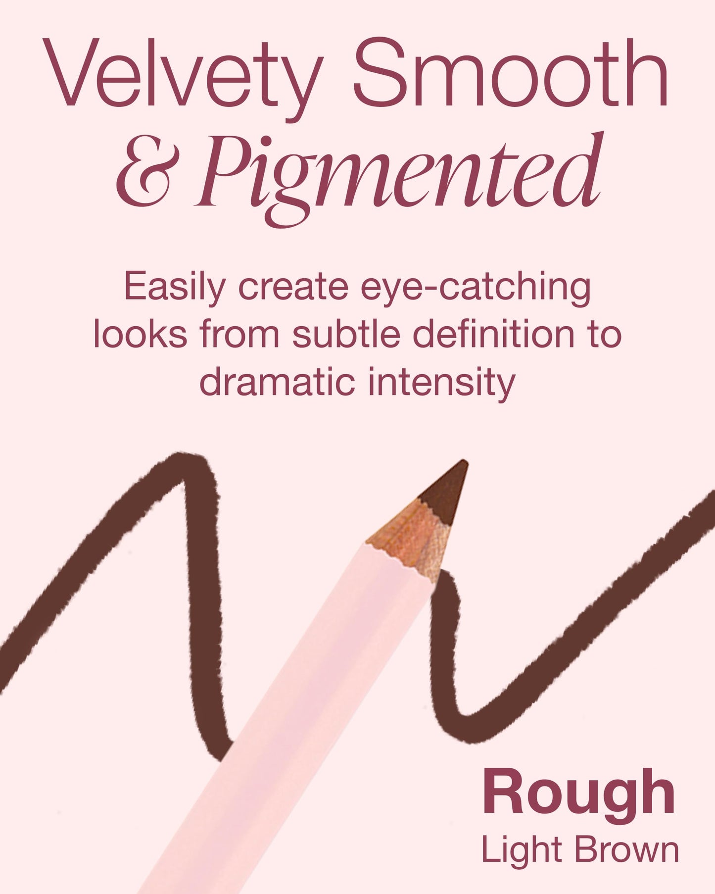 Mineral Fusion Eye Pencil (Light Brown - Rough) - Eyeliner with Soothing Chamomile, Meadowfoam & Vitamin E - Smooth & Long Lasting, Hypoallergenic Beauty & Personal Care Mineral Fusion