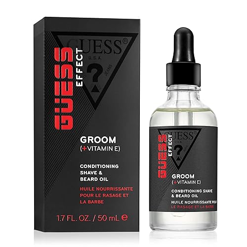 Guess Guess Effect Boost Conditioning Shave and Beard Oil Men Oil 1.7 oz Beauty & Personal Care GUESS