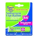 Banana Boat Sunscreen & Care Aloe Vera with Vitamin E Broad Spectrum Lip Balm - SPF 45, 0.15 Oz Beauty & Personal Care Banana Boat