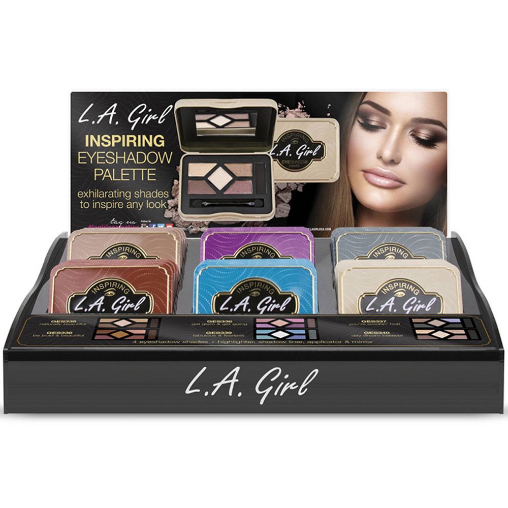L.A. Girl Inspiring Eyeshadow Palette, Get Glam & Get Going GES336 Beauty & Personal Care L.A. Girl