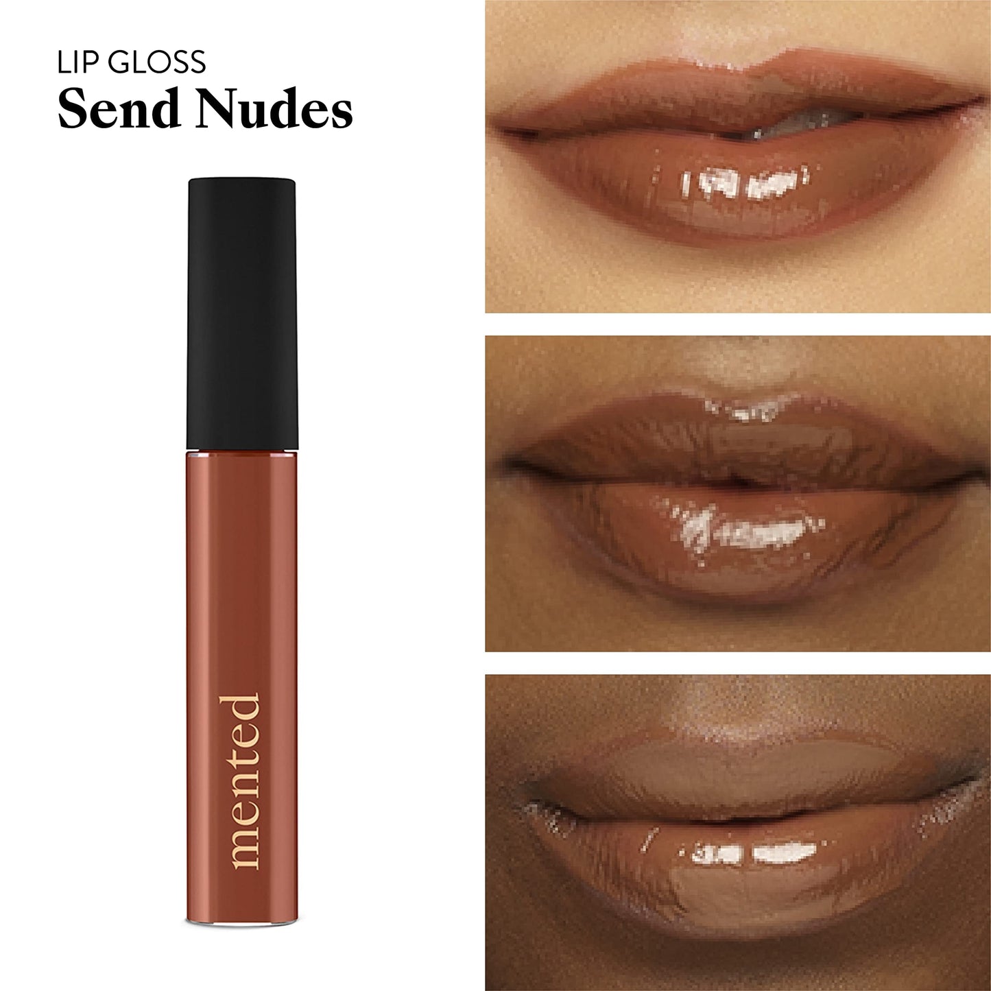 Mented Cosmetics Lip Gloss for Women Tinted Lip Balm Stain, Long Lasting Buildable Moisturizing Lipgloss Lipstick Topper, Made in USA, Cruelty Free Beauty & Personal Care Mented