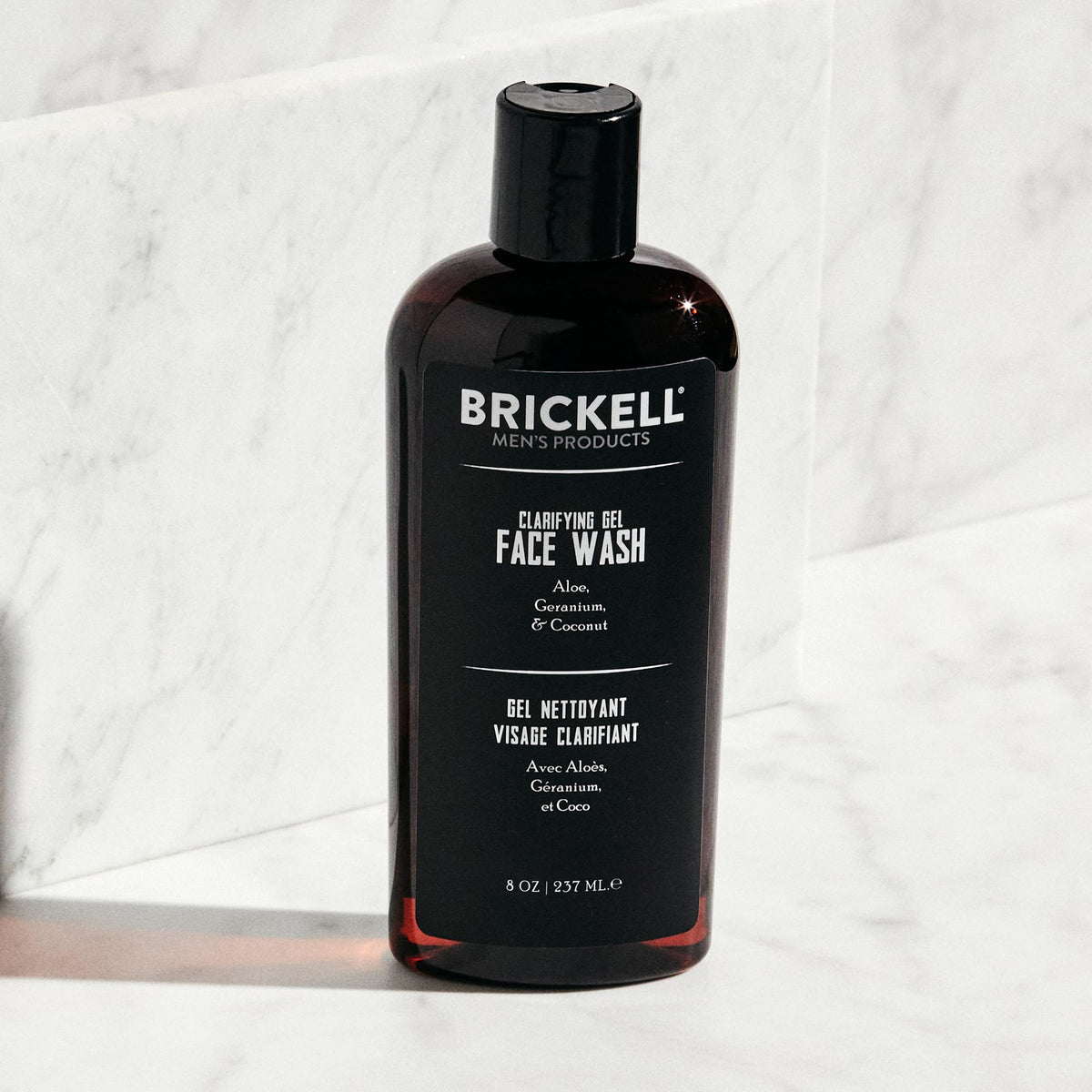 Brickell Men's Products Daily Advanced Face Care Routine I, Gel Facial Cleanser Wash, Face Scrub, Facial Moisturizer Lotion, Natural and Organic Men's Beauty & Personal Care Brickell Men's Products