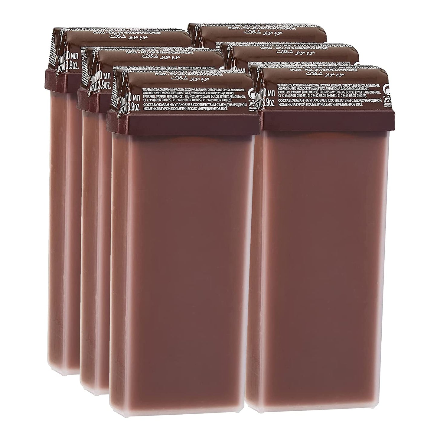 Beauty Image Chocolate Warm Wax Roll On - Pack of 6 Beauty and Personal Care Beauty Image