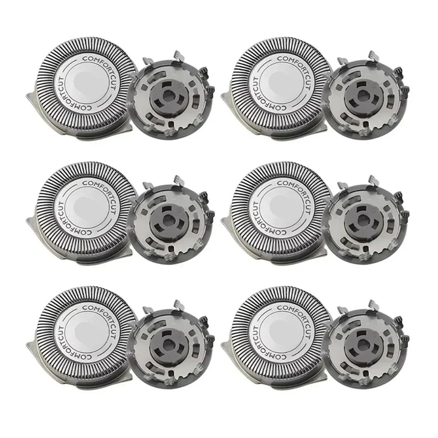Compatible For Philips Shaver Replacement Heads 2/4/6Pcs 550 S520 S510 SH30/5 S5000 Wet Dry Blade Head Accessories(6pcs) Beauty and Personal Care SYILJVAFV