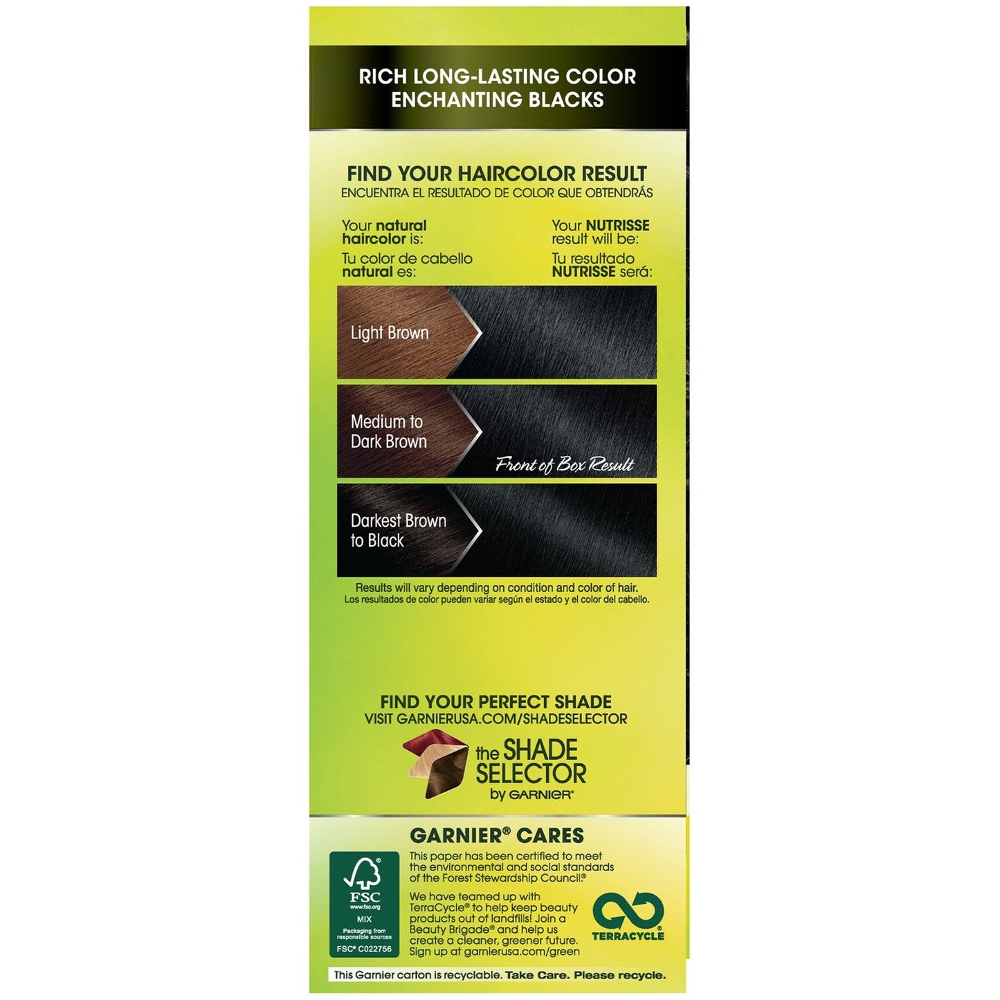 Garnier Nutrisse Nourishing Hair Color Creme, 11 Blackest Black (Packaging May Vary) Beauty & Personal Care Garnier