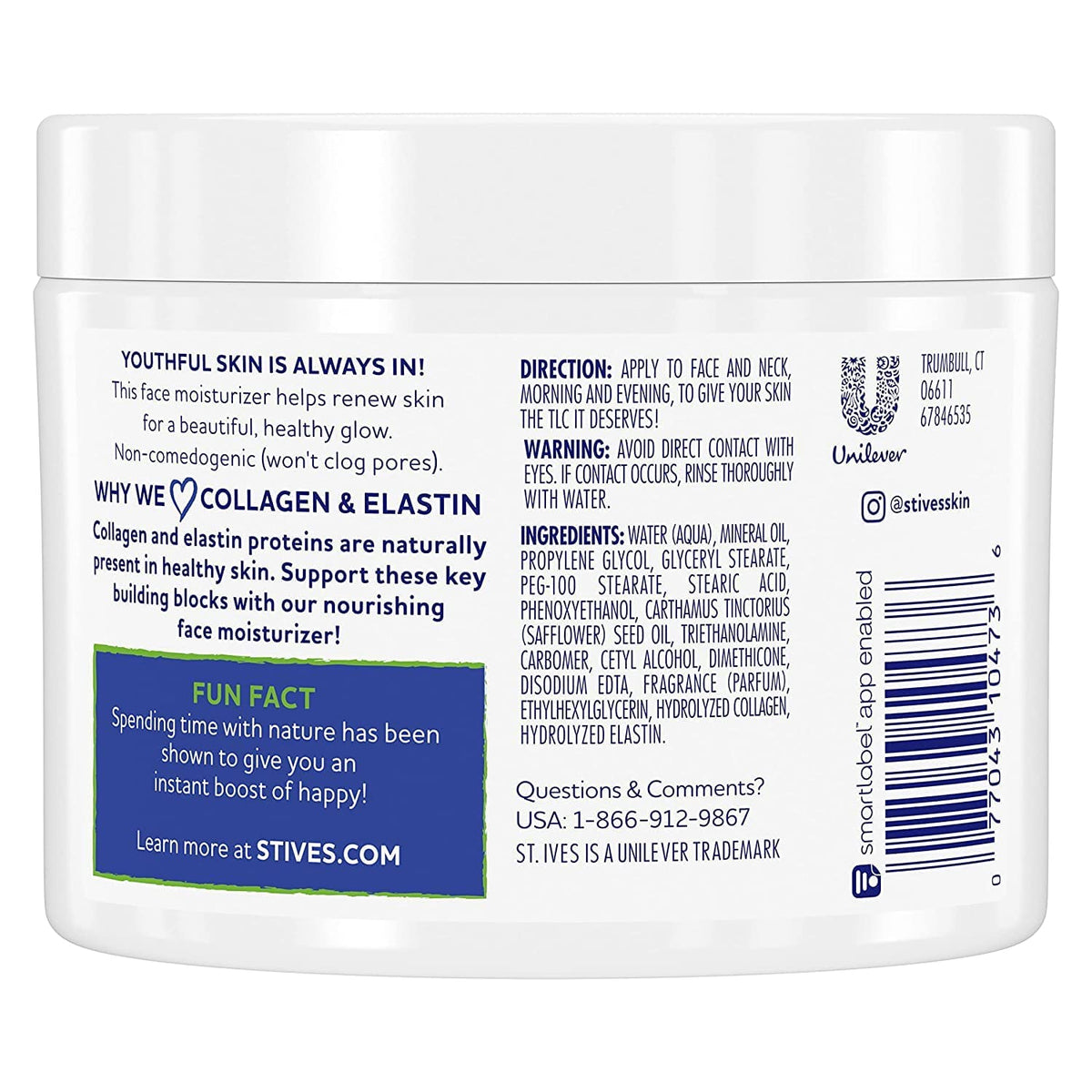 St. Ives Renewing Collagen & Elastin Moisturizer, 10 oz (Pack of 2) Beauty & Personal Care St. Ives