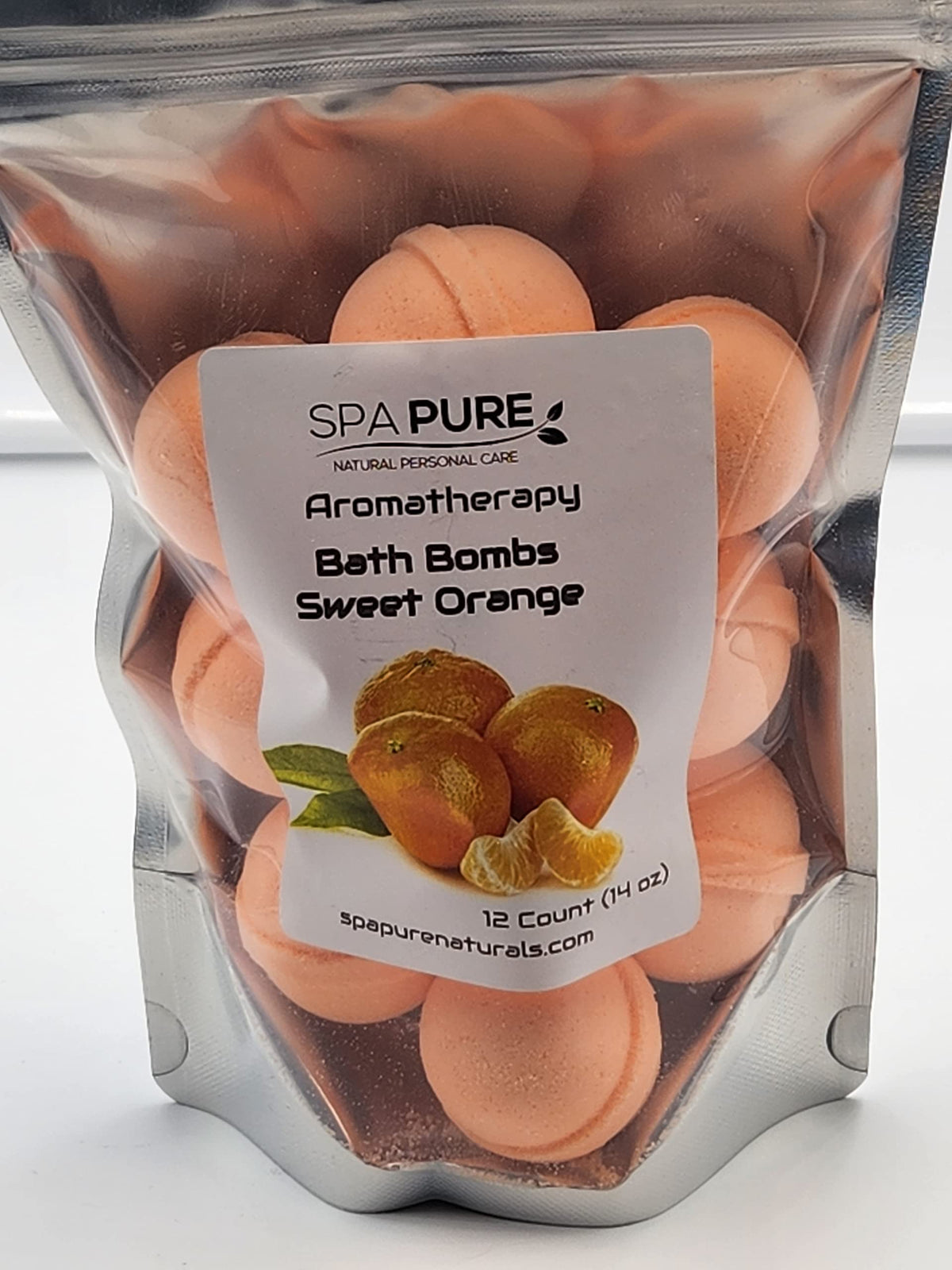 Essential Oil Bath Bombs - USA Made with Coconut Milk & Shea Butter - for a Luxurious at Home Spa Bath (12 Count) Pack of 1 (Sweet Orange) Beauty & Personal Care Spa Pure
