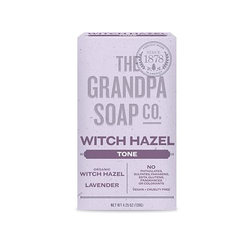 SOAP BAR WITCH HAZEL Beauty & Personal Care The Grandpa Soap Company