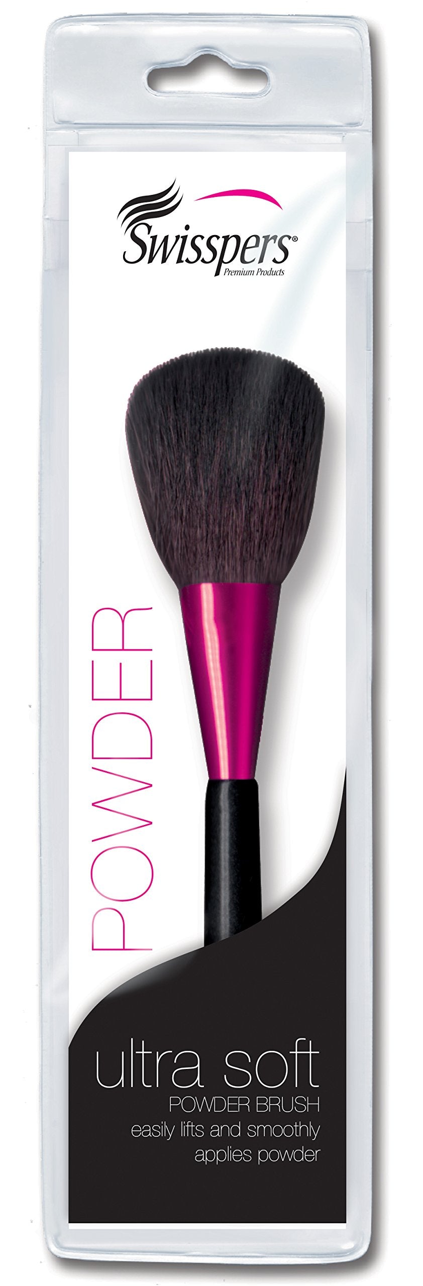 Swisspers Premium Powder Brush, Ultra-Soft Natural Fiber Makeup Brush Beauty & Personal Care Swisspers