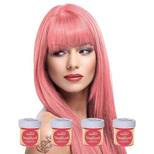 4 x La Riche Directions Semi-Permanent Hair Colour Dye Box Of Four-Pastel Pink Beauty & Personal Care La Riche