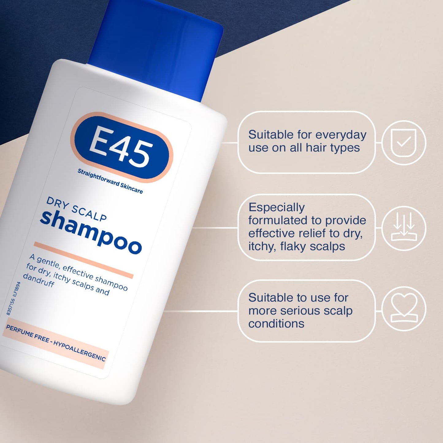 E45 200ml Dermatological Dry Scalp Shampoo Beauty & Personal Care E45