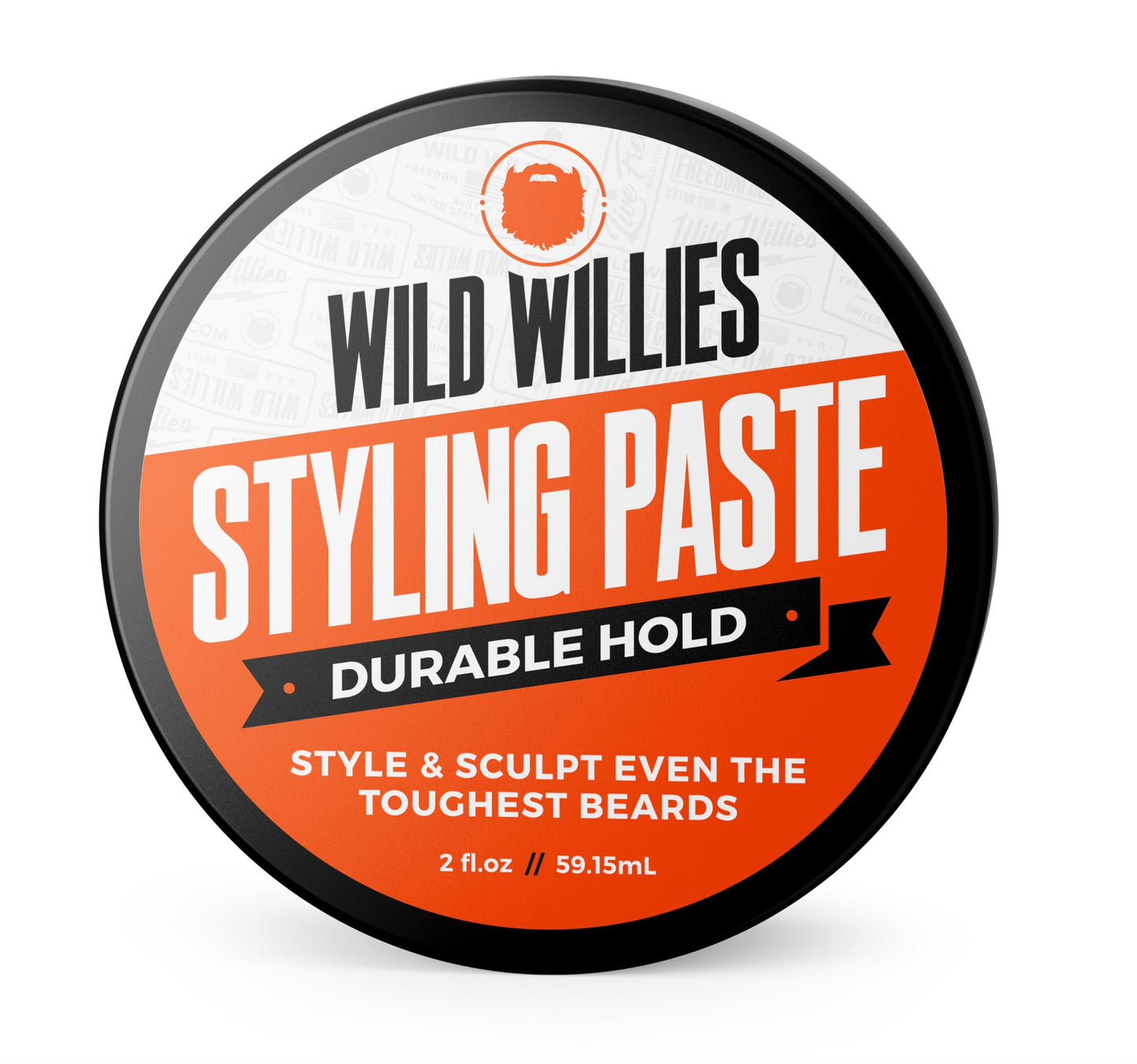 Wild Willies Beard Styling Paste - Men's Grooming Balm with Durable Medium Hold, Hydrates & Tames Flyaway Facial Hair - Non-Greasy, Matte Finish Beard Beauty and Personal Care Wild Willies