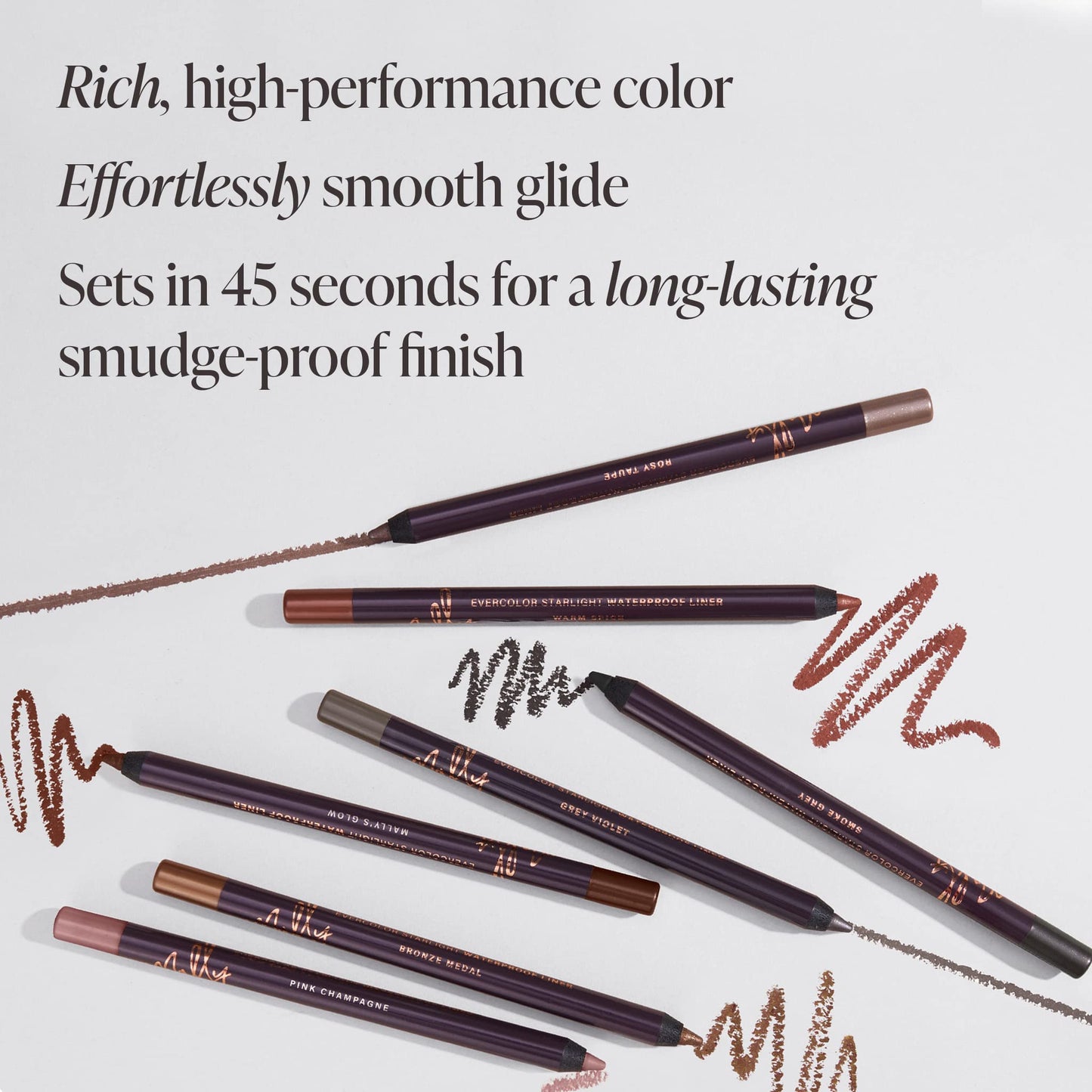 Mally Beauty Evercolor Starlight Waterproof Eyeliner - Espresso - Smudge-Proof, Longwear, Creamy Gel - Sharpenable Eyeliner Beauty & Personal Care Mally Beauty