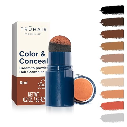 TRUHAIR Color & Conceal Waterproof Root Touch Up Hair Color Concealer - Hair Cover up for Gray Coverage and Hairline Filling - 11 Hair Colors Beauty & Personal Care Truhair