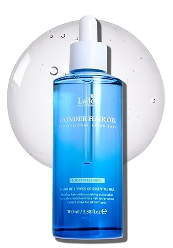 LADOR Wonder Hair Oil Anti Frizz Leave-In Lightweight Protein Coditioner - Squalane Argan Avocado Oil for Dry Static Damaged Bleached Hair Defrizz Beauty & Personal Care LA'DOR