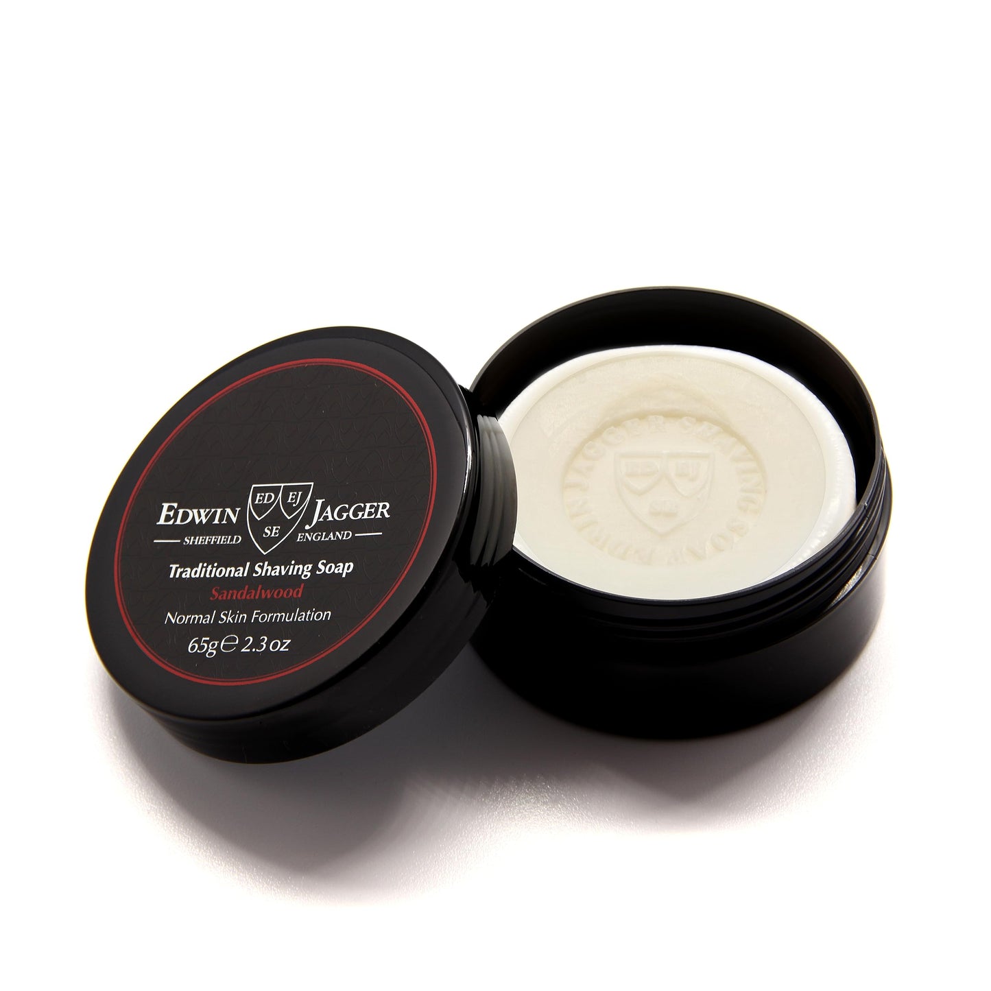 Edwin Jagger SSSWT Sandalwood 99.9% Natural Traditional Shaving Soap 65g Travel Tub Beauty and Personal Care Edwin Jagger