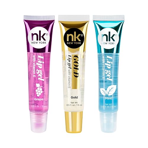 NICKA K NEW YORK Lip Gel, Hydrating, Lightweight, Glides on Effortlessly, Non Sticky Finish Lip Gel Colors Beauty & Personal Care NICKA K NEW YORK