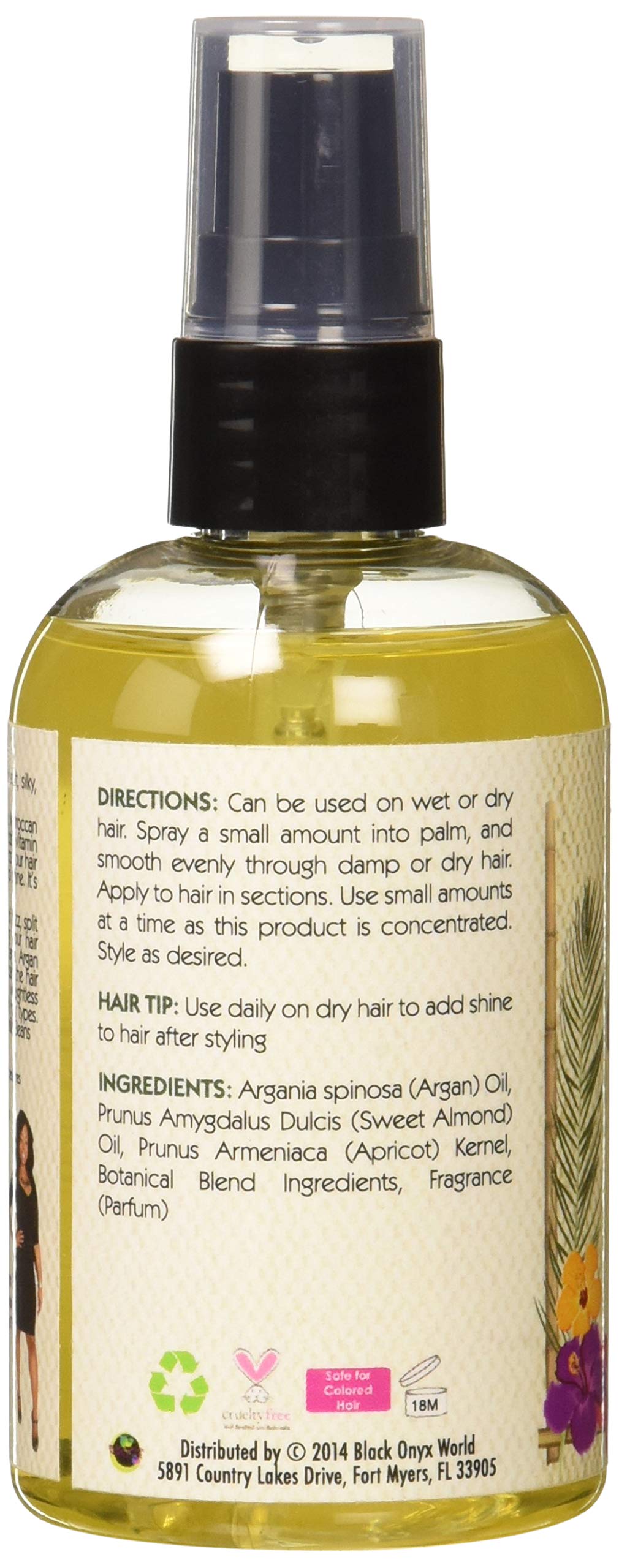 Alikay Naturals Glazed Argan Oil Silkener Natural Argan Oil, Sweet Almond Oil 4 Ounce