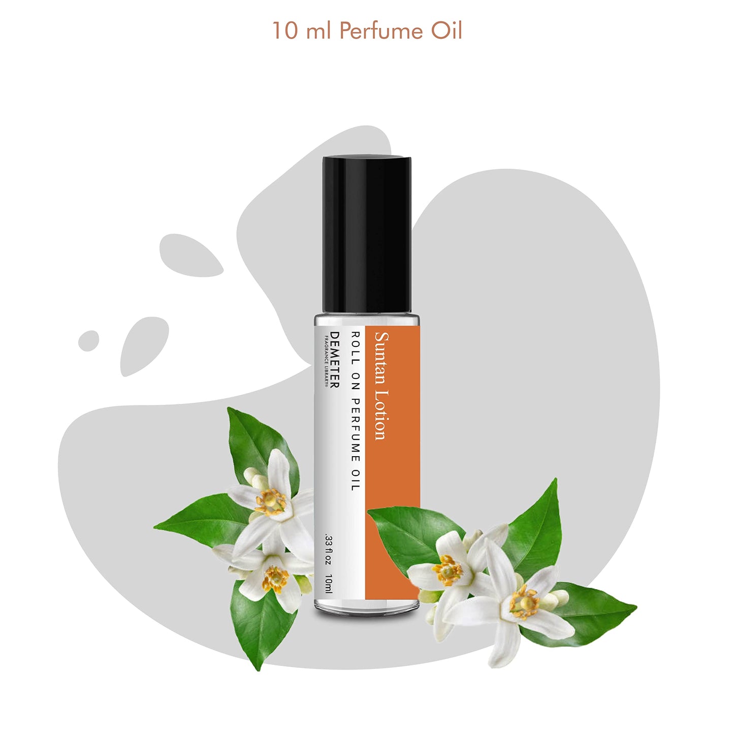 DEMETER Suntan Lotion Perfume Oil Roll on, .33 Oz, Long-Lasting Beauty & Personal Care DEMETER
