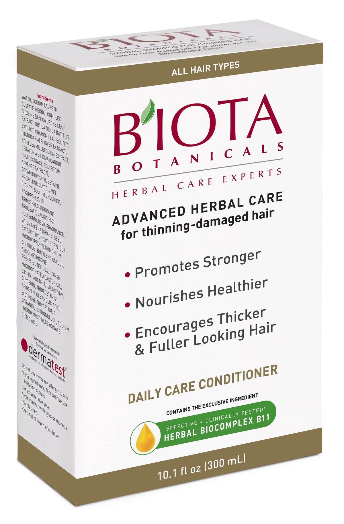 Biota Botanicals Herbal Conditioner 10.1 oz (Pack of 3)