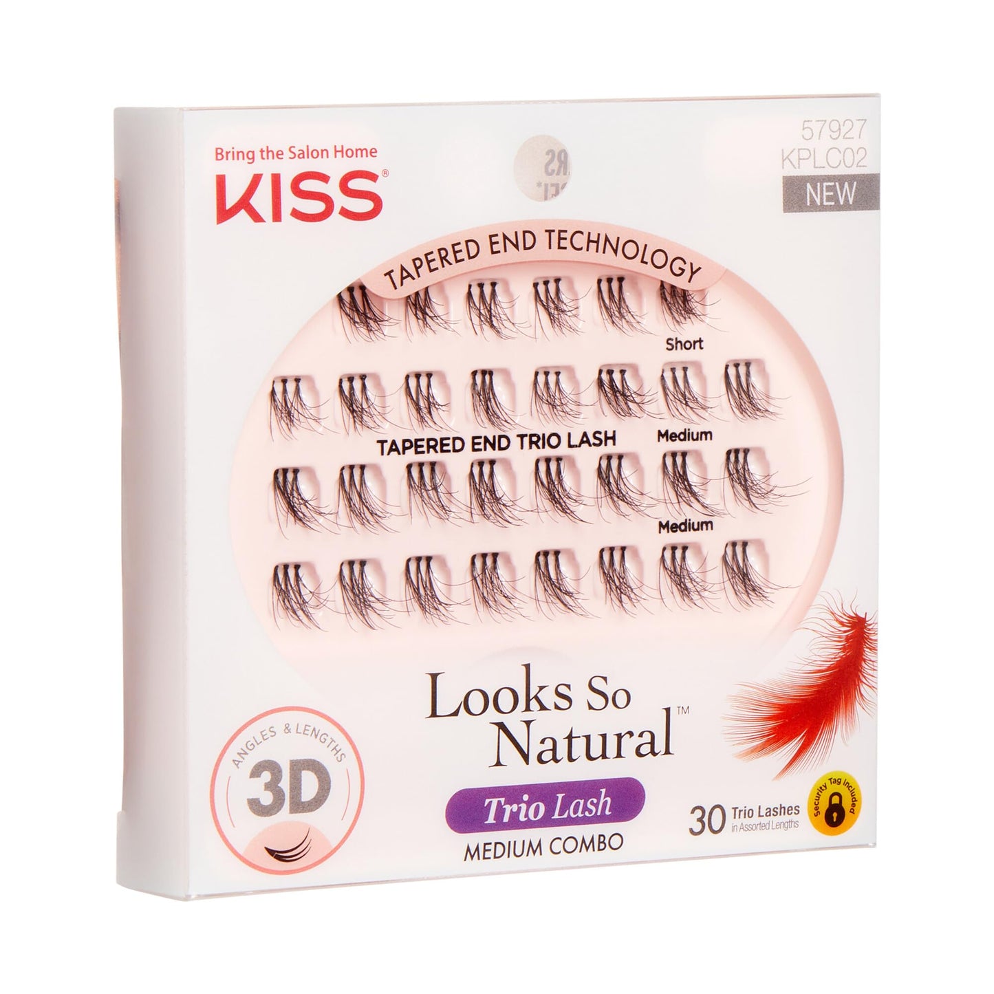 Kiss Ever-Ez Trio Lashes Medium Combo (2 Pack) Beauty & Personal Care KISS