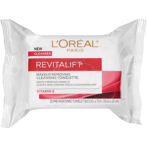 L'Oreal Paris Skincare Revitalift Makeup Removing Wipes with Vitamin E, 30 Count Beauty & Personal Care L'Oreal Paris