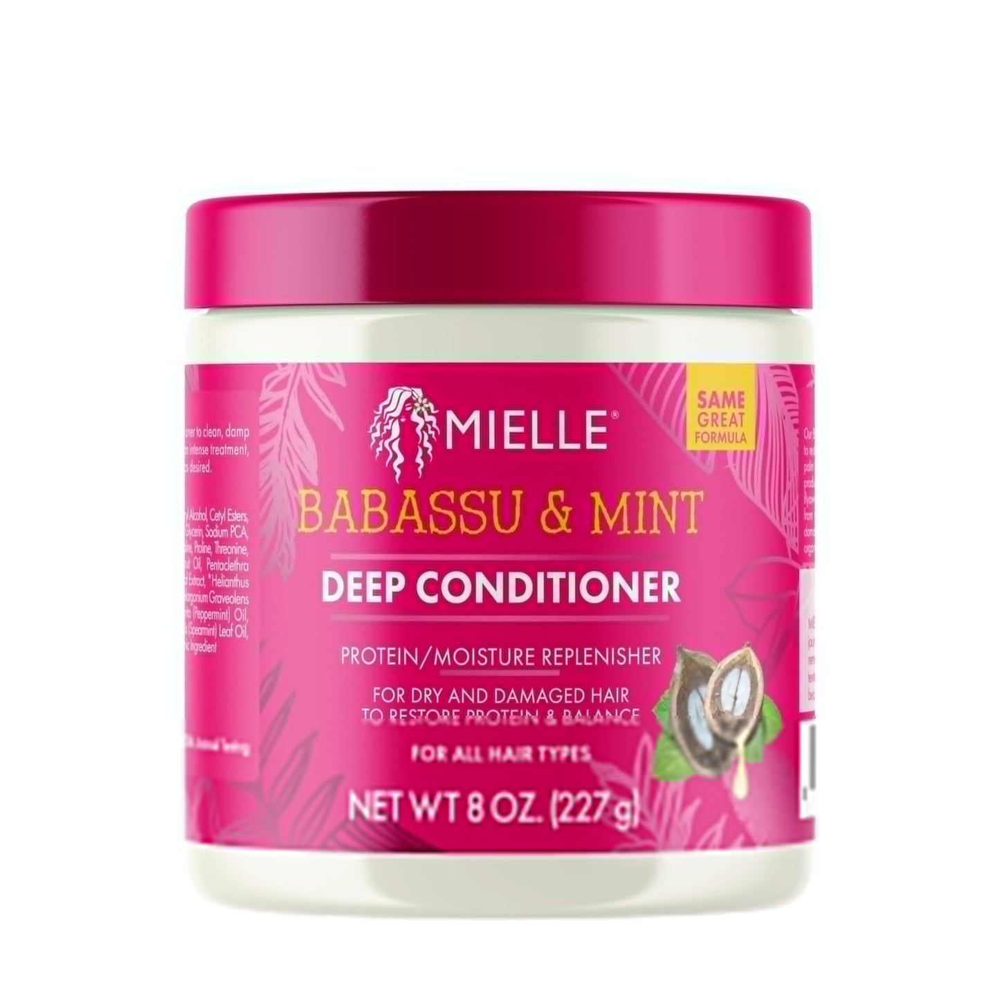 Mielle Organics Babassu & Mint Deep Conditioner with Protein, Moisturizing & Conditioning Deep Treatment, Hydrating Repair for Dry, Damaged, & Frizzy Beauty & Personal Care Mielle Organics