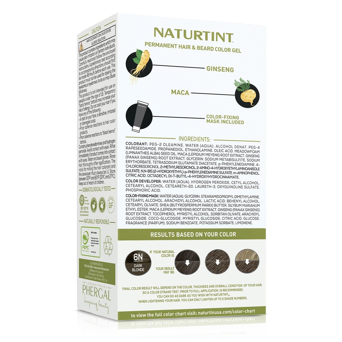 Naturtint Mens Permanent Hair Color for Hair Beard and Mustache (6N Dark Blonde) Beauty & Personal Care Naturtint