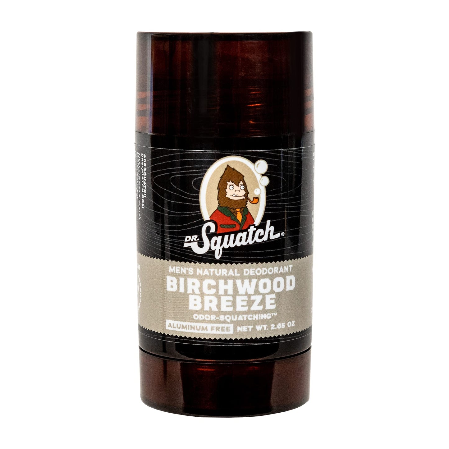 Dr. Squatch Natural Deodorant for Men - Odor-Squatching Aluminum Free - Birchwood Breeze (2.65 oz) Beauty and Personal Care Dr. Squatch